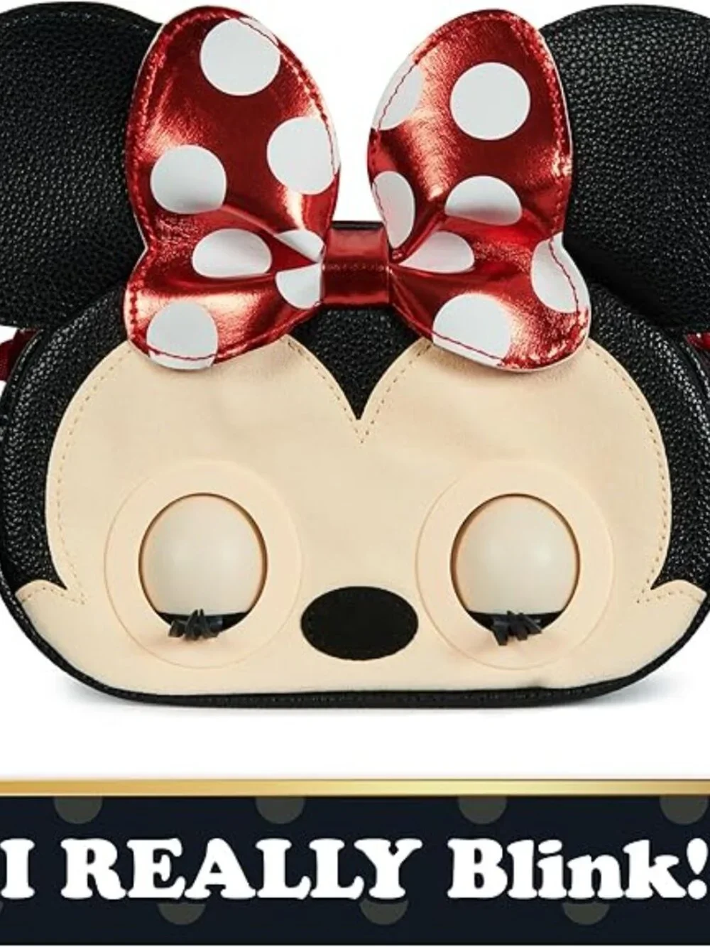 NEW Disney Minnie Mouse Purse Pets Interactive Toy Plush Shoulder Bag Crossbody